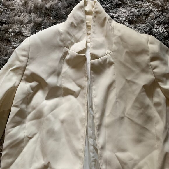 H&M Womens White/Off White Blazer Size 10 - Picture 3 of 5